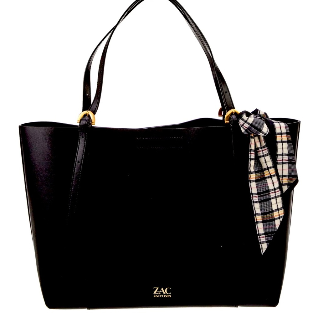 Zac Posen Leather Tote w Bow